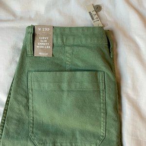 Green 29 P Curvy Wide leg Jeans
